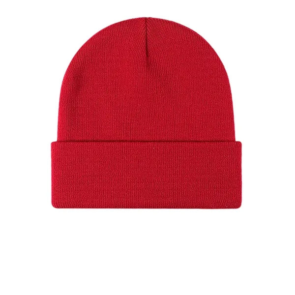 Knit Beanie Hat with Cuff