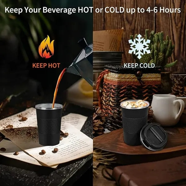 Oz Insulated Travel Coffee Mug Stainless Steel Tumbler