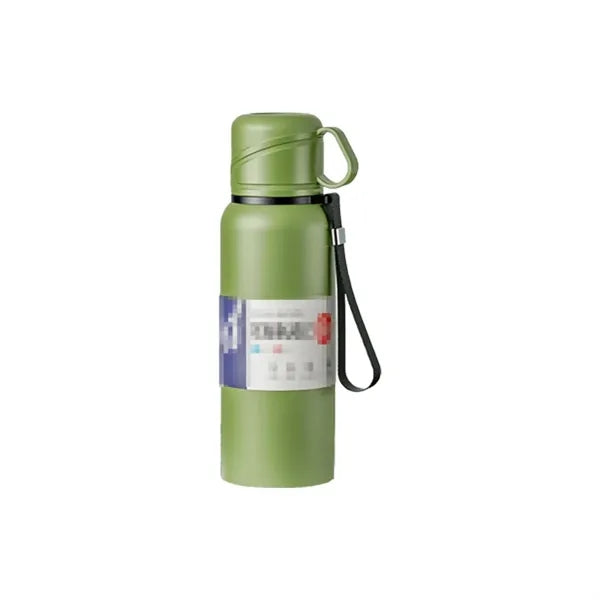 Large Capacity Double Lid 316 Stainless Steel Insulation Cup