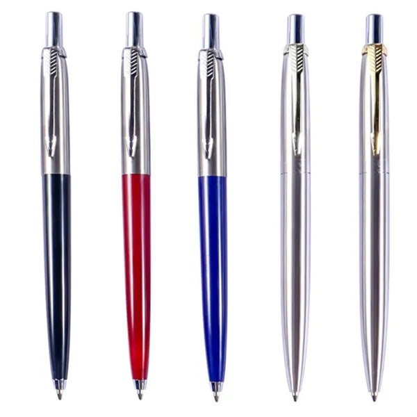 Retractable Metal Ballpoint Pen Office Gift Writing Tool