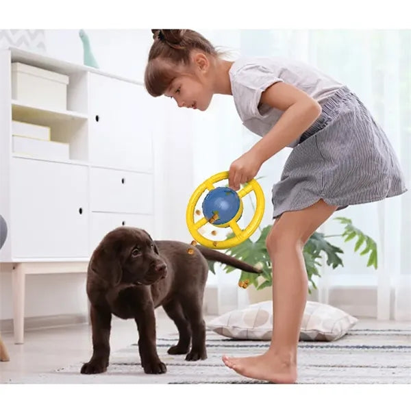 TPR Glow Treat Puzzle Pet Dog Toy