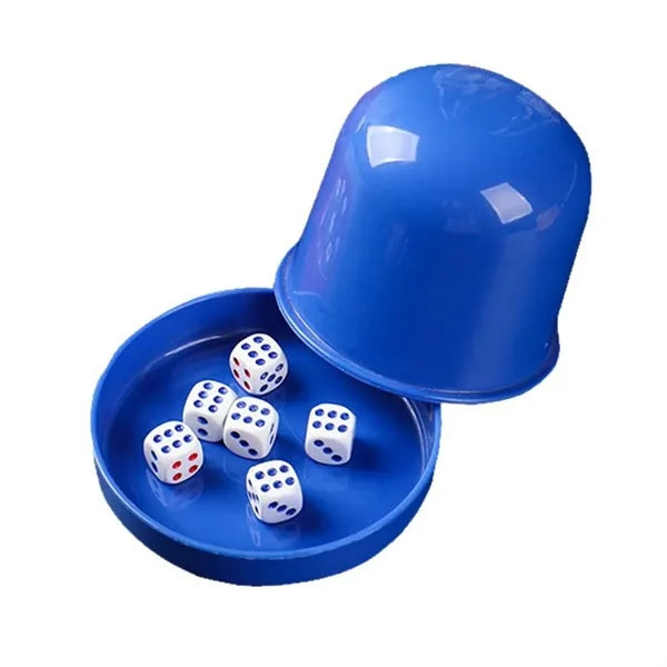 Colorful Plastic Dice Cup Set with Dices