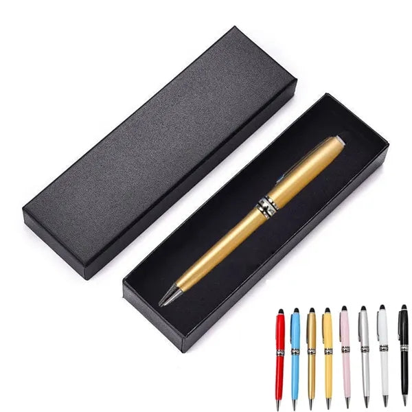 Twist Action Ballpoint Pen With Stylus Gift Box