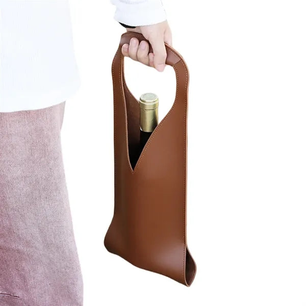 Pu Leather Wine Bag