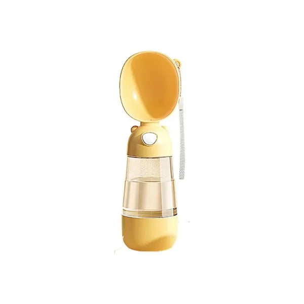 Multifunctional Travel Pet Water Bottle with Food Container
