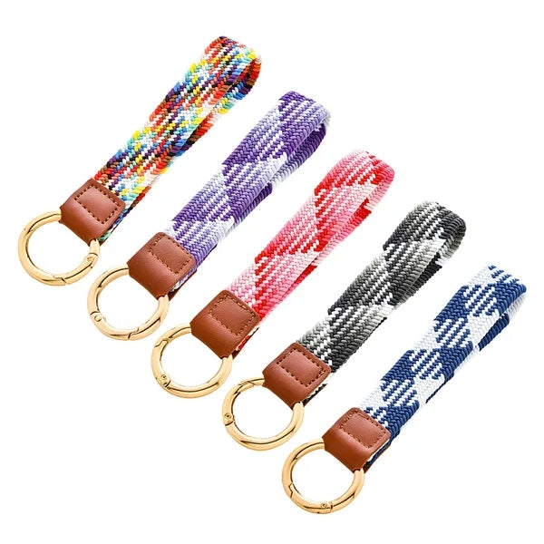 Stretchy Wristlet Keychain Lanyards