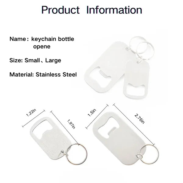 Keychain bottle opener