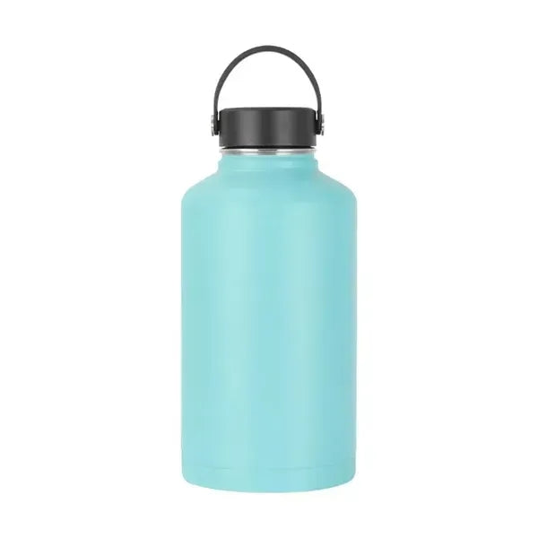 64oz Stainless Steel Sports Water Bottle with Flat Lid