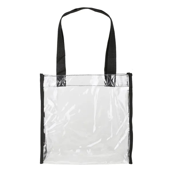 Game-Time Transparent PVC Tote Bag