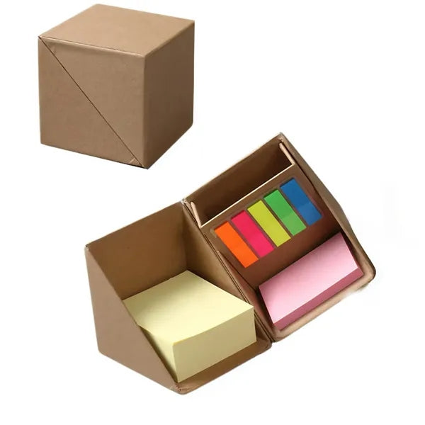 Sticky Note Holder Box w/ Foldable Design