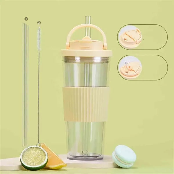 24oz Double Wall Plastic Tumbler Cup