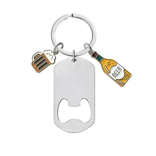 Beer Bottle Opener Keychains