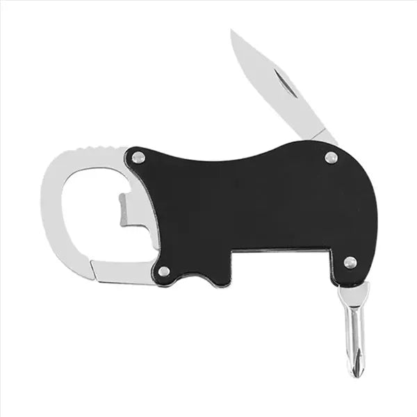 4-in-1 Stainless Steel Carabiner Tool