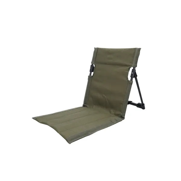 Folding Ground-Hugging Outdoor Chair With V-Shaped Design