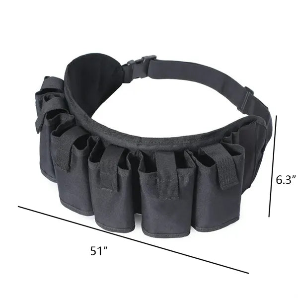 Adjustable 6 Pack Beer Belt Holder Waist Bag