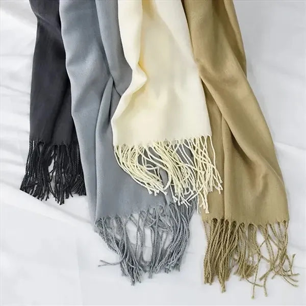 Soft Faux Cashmere Shawl Wrap Scarf