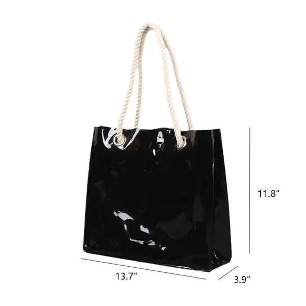 Large Clear Tote Bag Stadium Approved Transparent Handbag