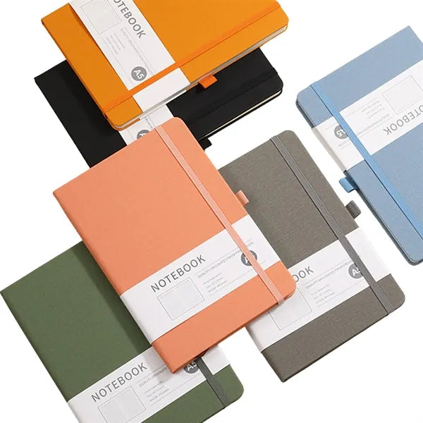Woven-Texture PU A5 Journal with Premium Finish