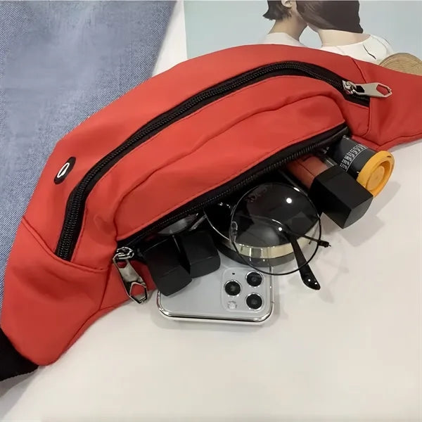Water Resistant Waist Bag Adjustable Strap For Travel Sport