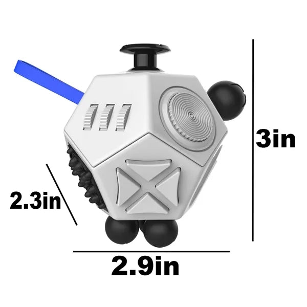12-Side Fidget Toys Cube