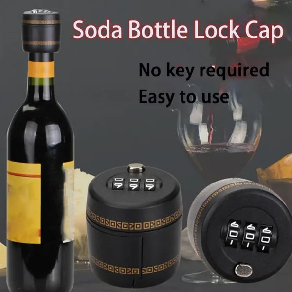 Wine Bottle Lock-Anti - Open For Storage