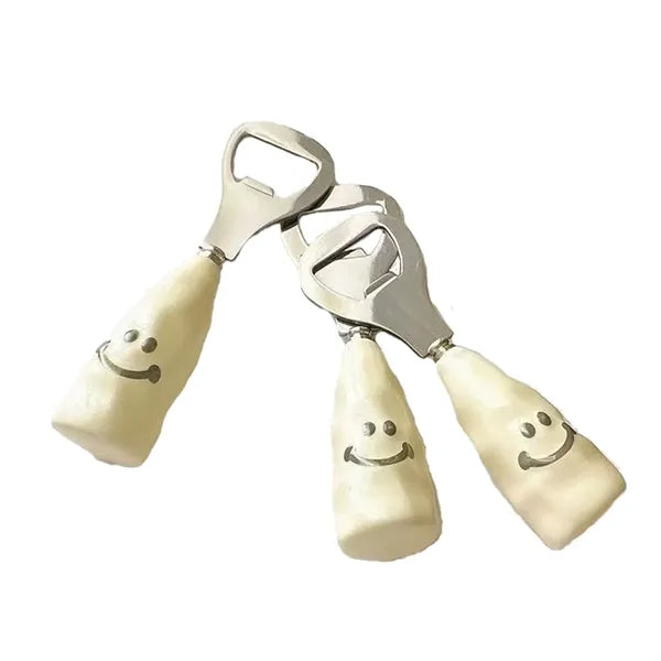 Stainless Steel Smiling Practical Everyday Bottle Opener