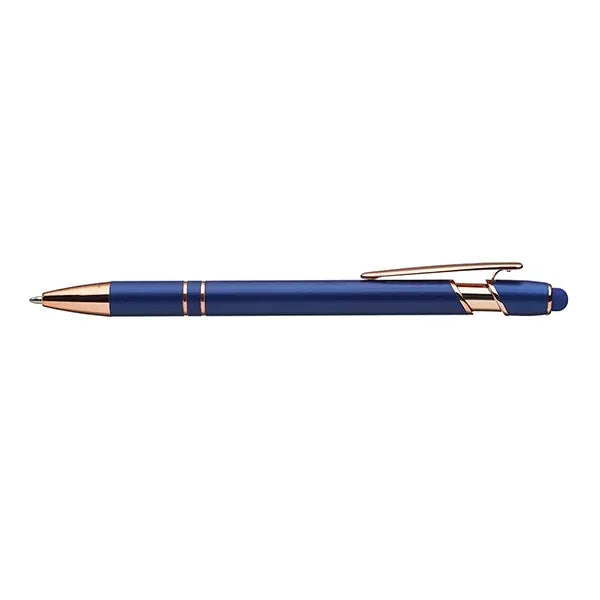 Metal Stylus Pen with Rose Gold Trim