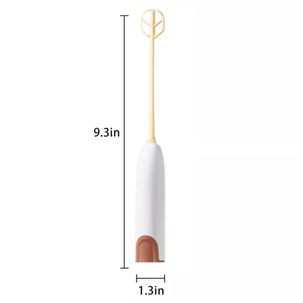 Rechargeable Electric Handheld Milk Frother Wand for Coffee