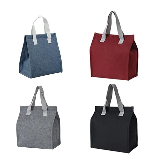 Portable Insulated Kids Lunch Box Aluminum Foil Tote Bag