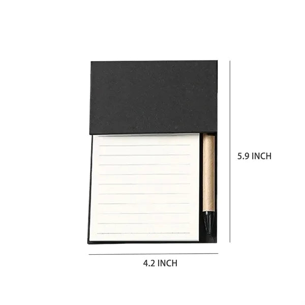 Compact Notepad with Sticky Notes Set