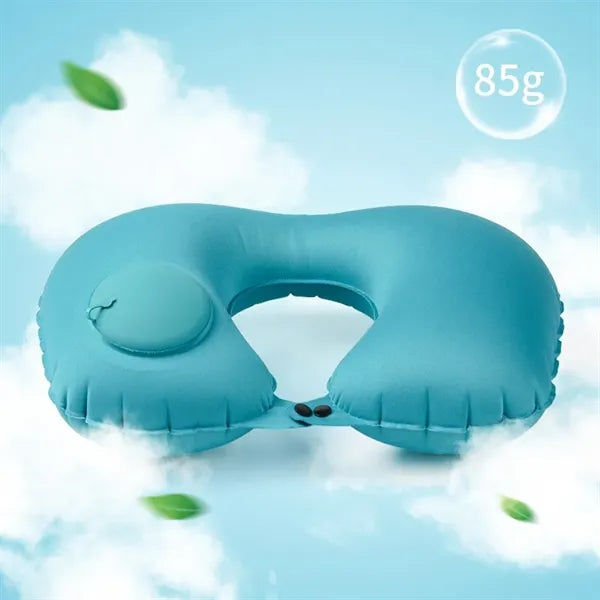 U-Shaped Inflatable Travel Neck Pillow