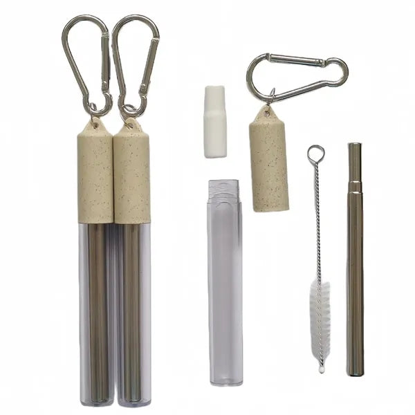 Stretching straw set