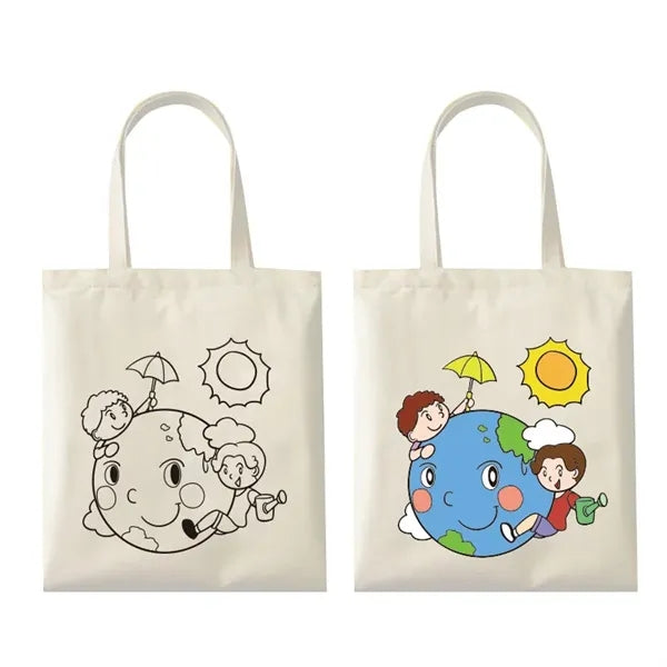 Color Me Canvas Tote Bag