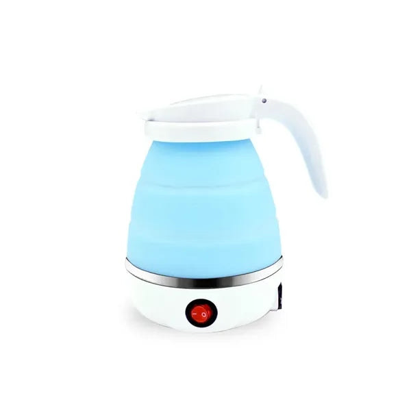 Portable retractable electric kettle for small outdoor trave