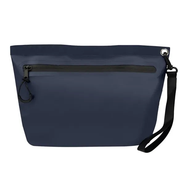 PVC Water resistan Zipper Deck Dry Pouch Vanity Bag