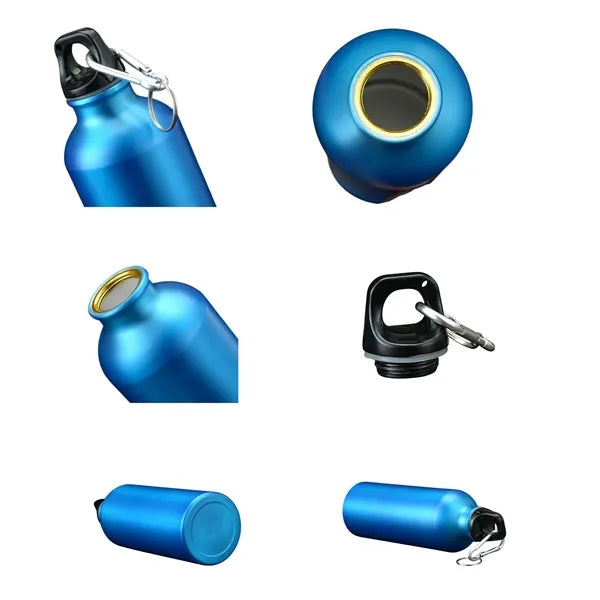 17oz Aluminum Round Canteen Water Bottle
