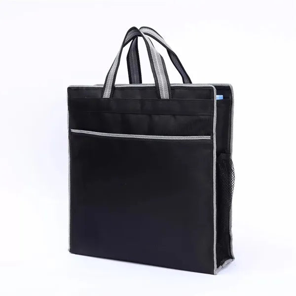 Grocery Tote Bag W/Front Pocket
