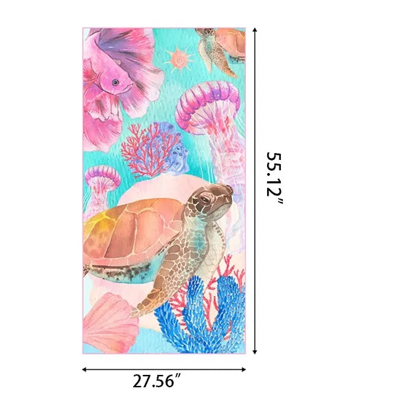 Luxury Stylish Vibrant Flamingo Print Beach Towel
