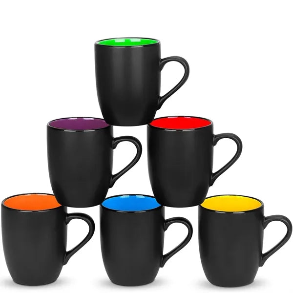 Logo Color Accent Ceramic Coffee Mug
