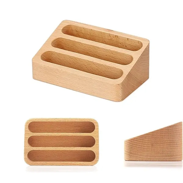 3 Slots Business Card Holder
