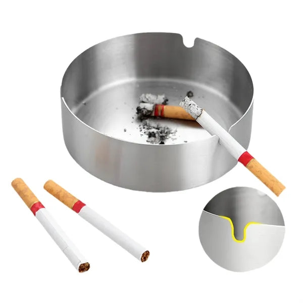 Thickened Stainless Steel Ashtray