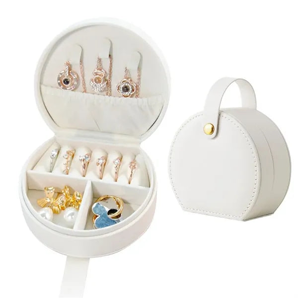 Half-round Portable Jewelry Box