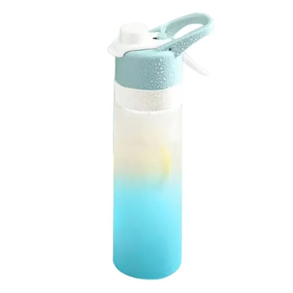 22-oz 2-in-1 Portable Sports Water Bottle with Mist Spray