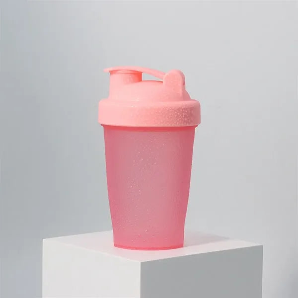 13.5-oz BPA-Free Shaker Bottle with Stainless Steel Mixer