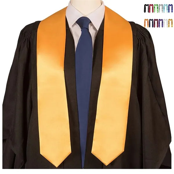 Unisex Plain Graduation Stole