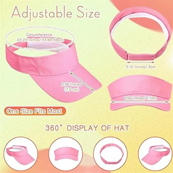 Sun Visor Hats UV Protection Cap Sandwich Visor