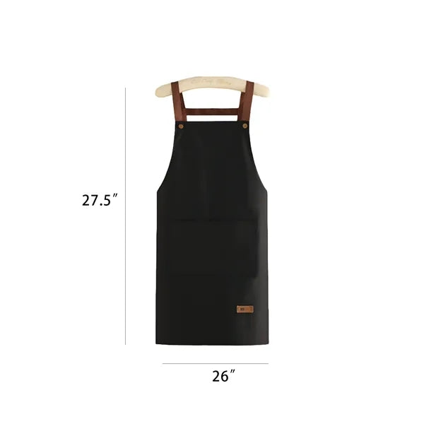 Unisex Plain Apron With Front Pocket