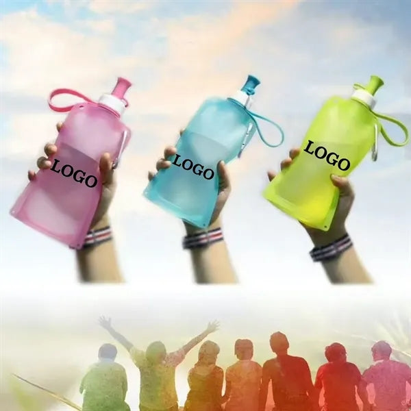 550ML Collapsible Silicone Water Bottle