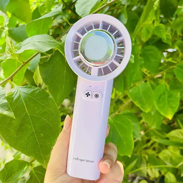 Handheld Portable Ice Pack Refrigeration Fan