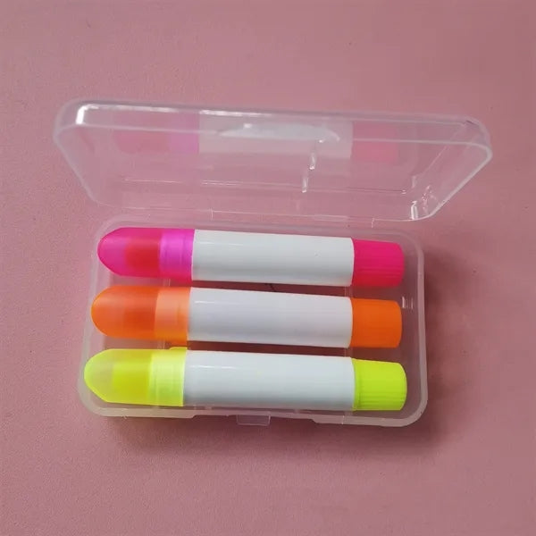 Three-Color Gel Highlighter Set